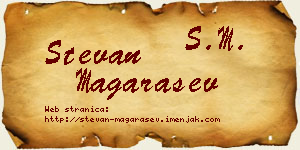 Stevan Magarašev vizit kartica